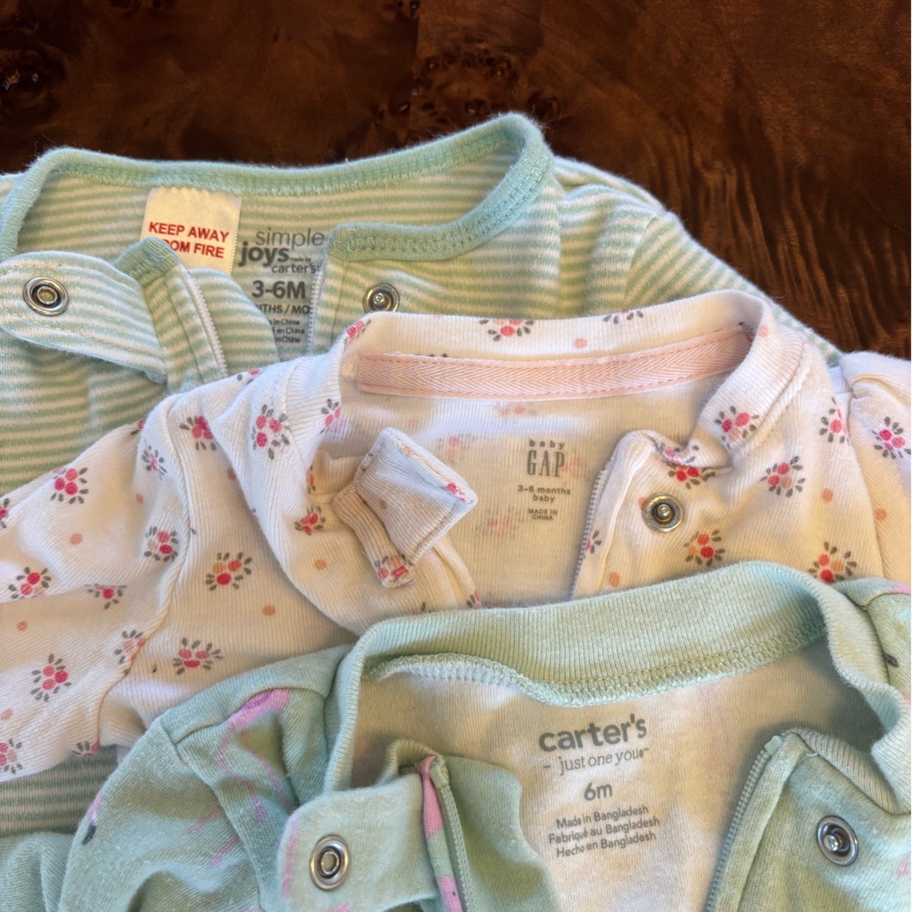 3-6M PAJAMAS - 3 Pack